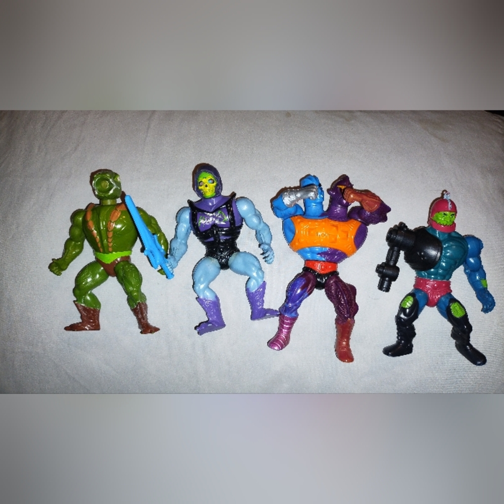 Vintage Mattel 1980's He-Man Masters of Universe Action Figures Lot Of 4
